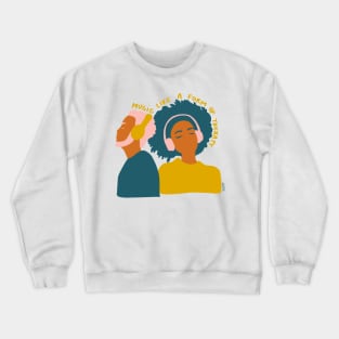 Music therapy - Forest Crewneck Sweatshirt